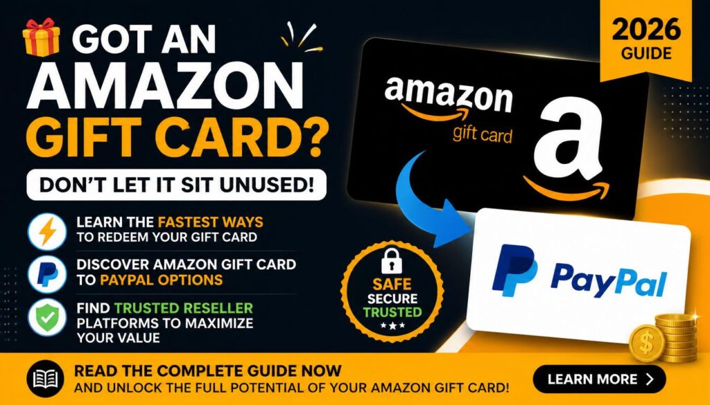 Amazon gift card to paypal