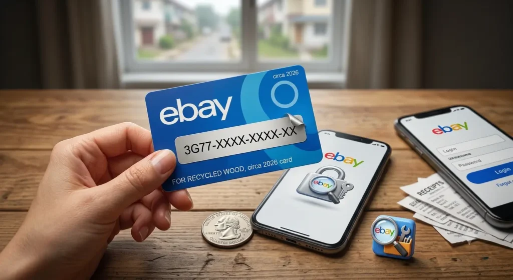 how to redeem ebay gift card code