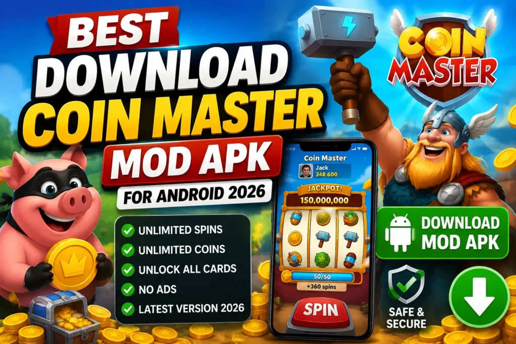  Best Download Coin Master Mod APK for Android 2026