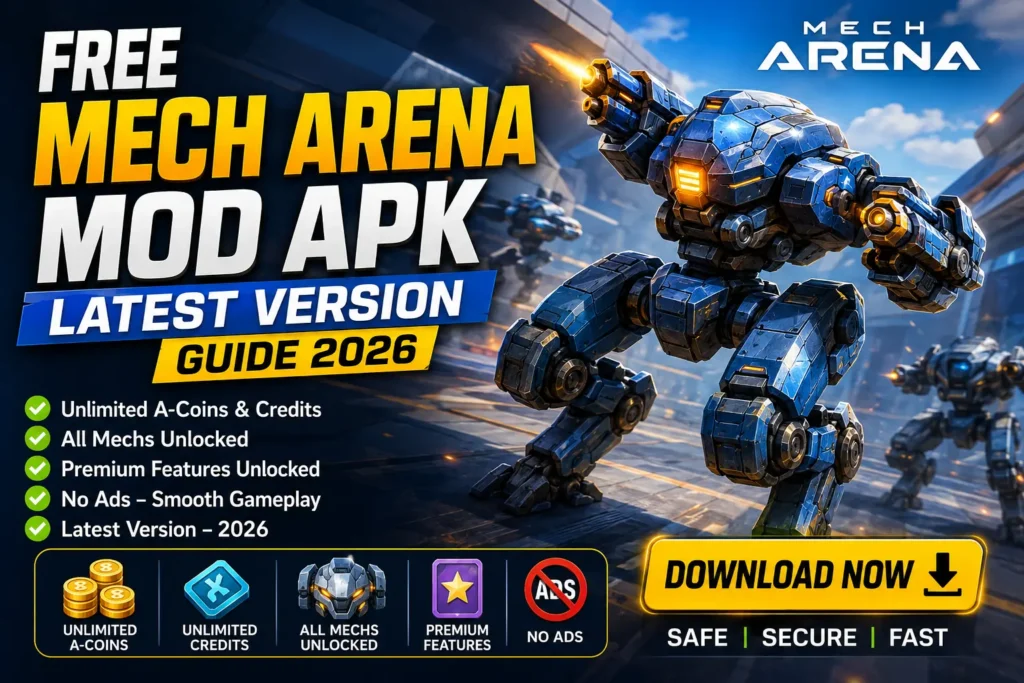 Free Mech Arena Mod APK Latest Version Guide 2026