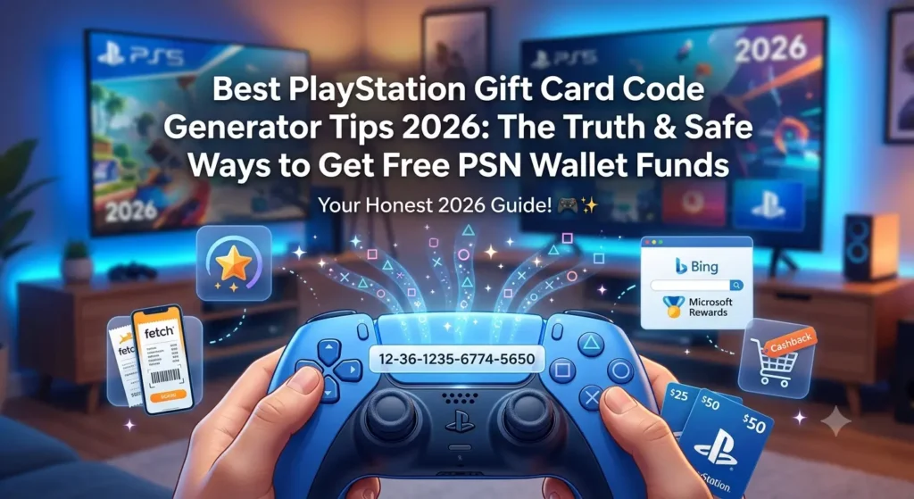 playstation gift card code generator